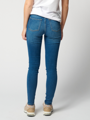 De Originale Performance Skinny Jeans - Medium Blue Denim - TeeShoppen - Blå