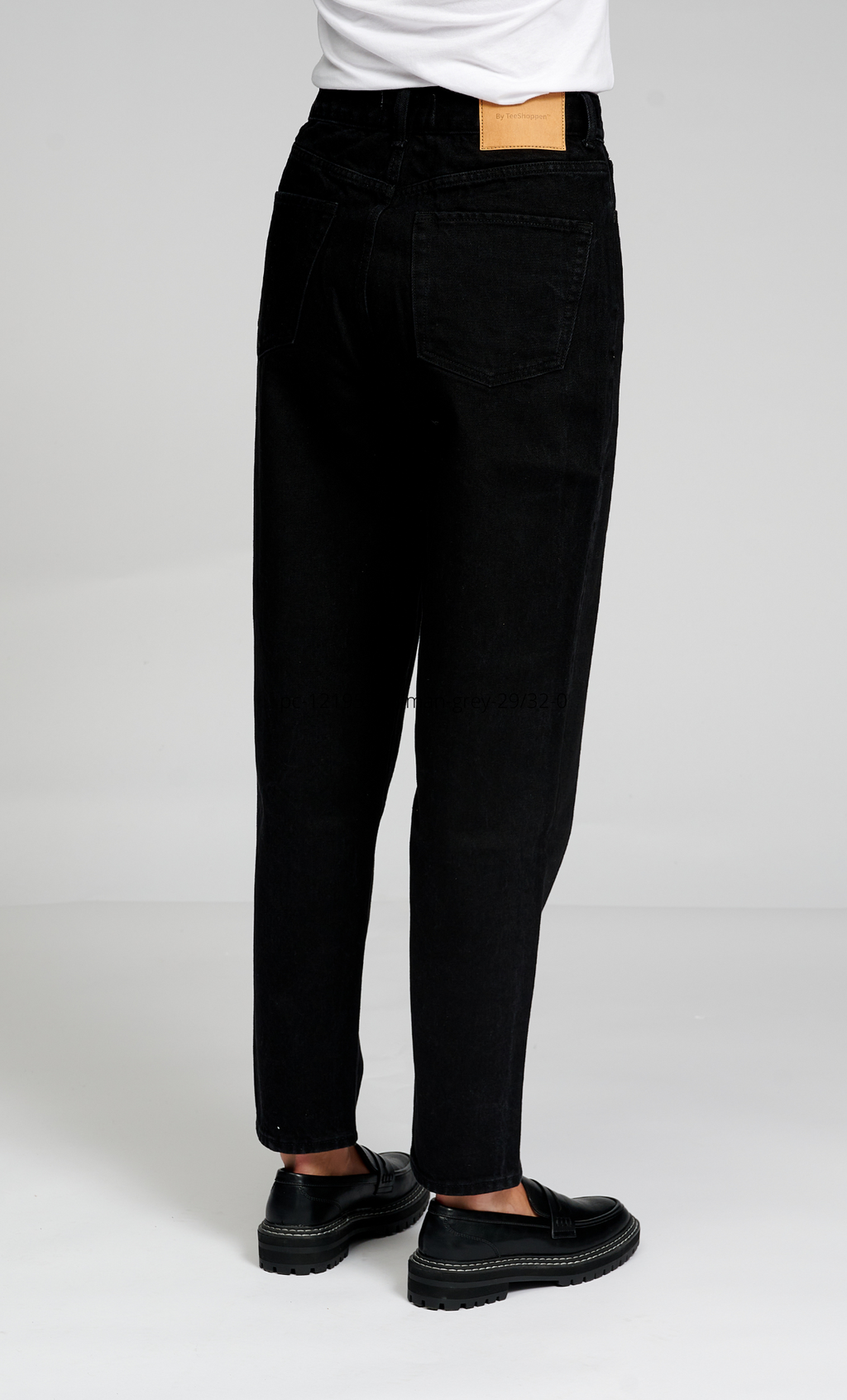 Le jean maman de performance original - Black Denim