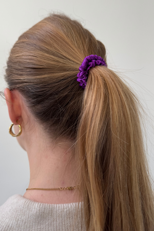 Zijde -elastisch - paars