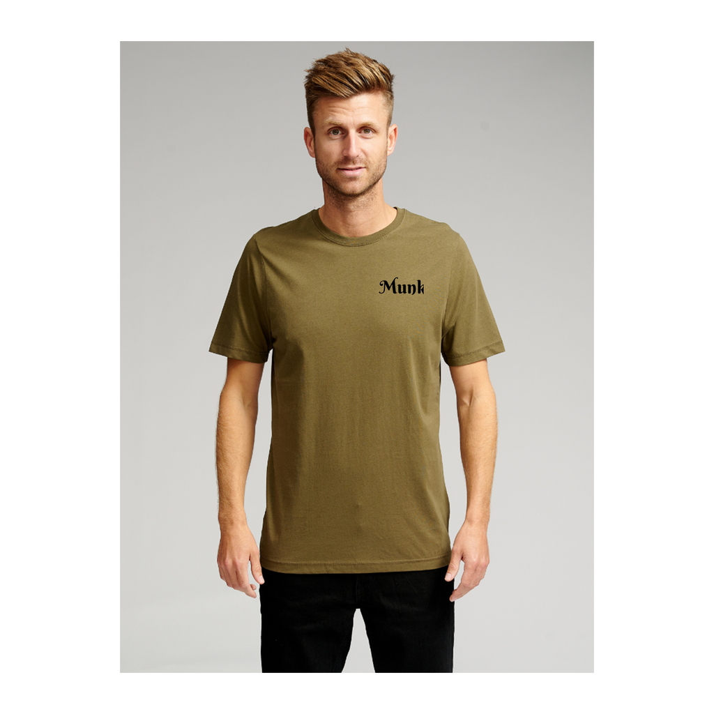 T-shirt de base biologique - Armée