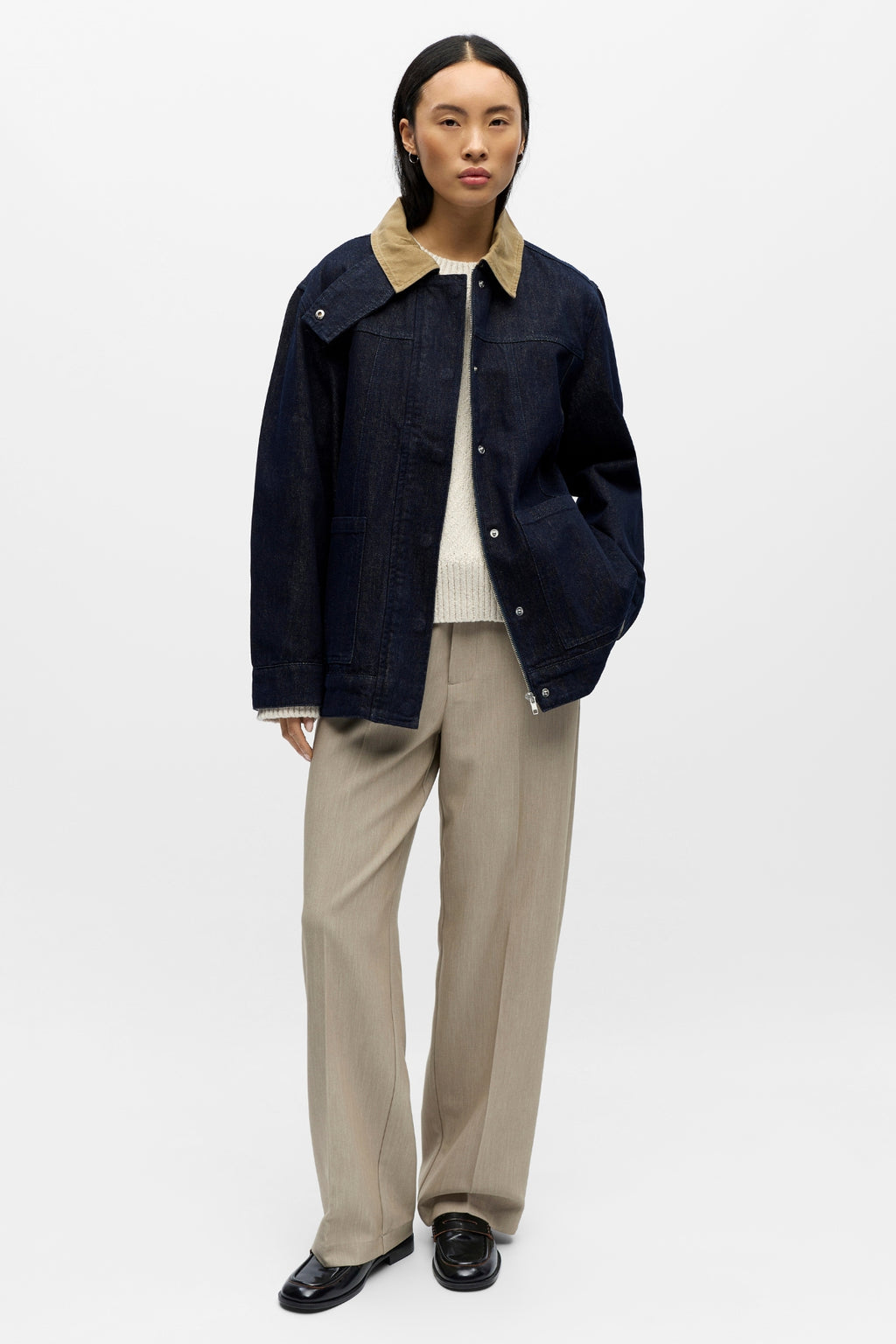 Sirenna spijkerjack - donkerblauw denim