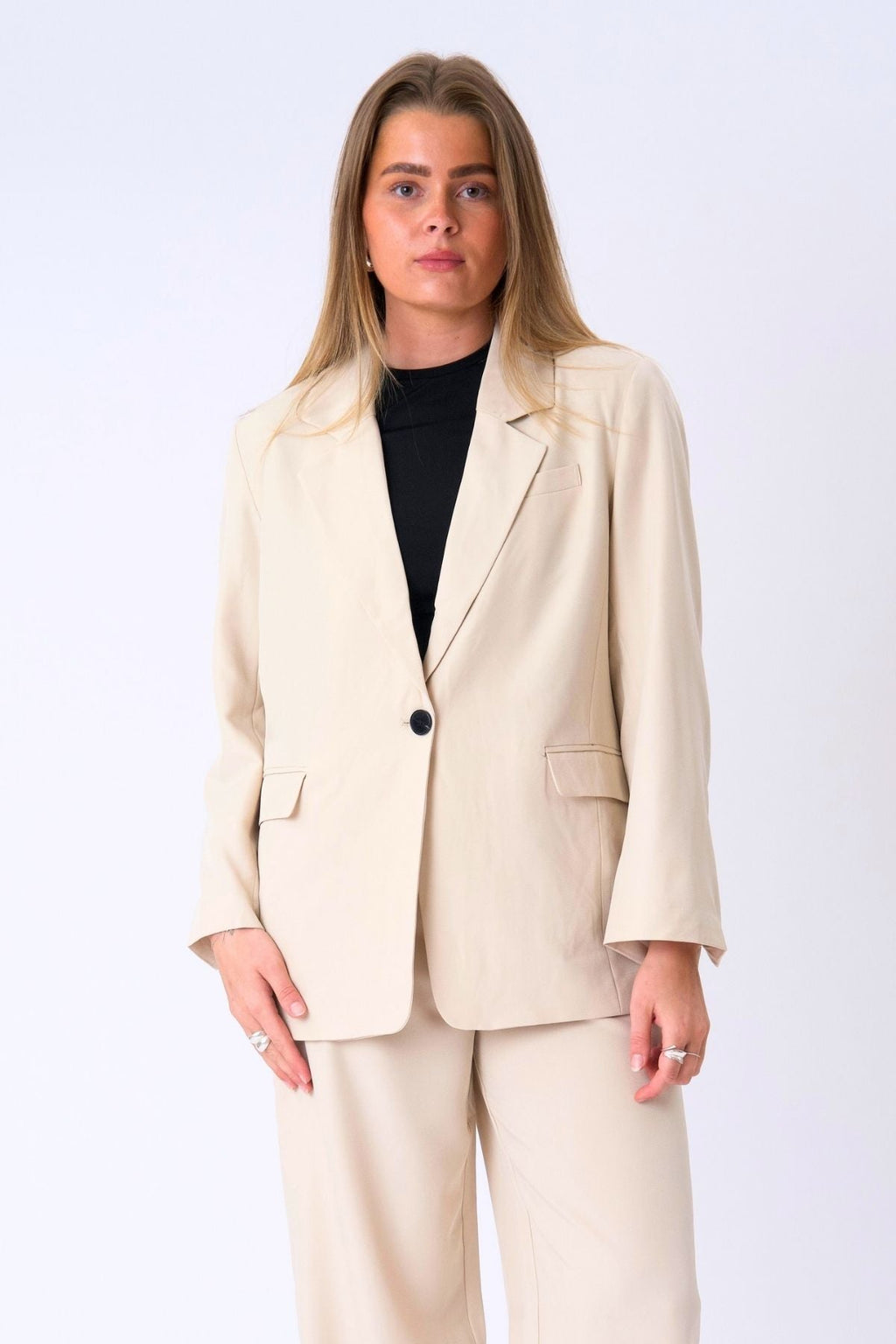 Blazer surdimensionné - beige
