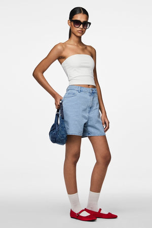 Abbi Shorts - Denim bleu clair