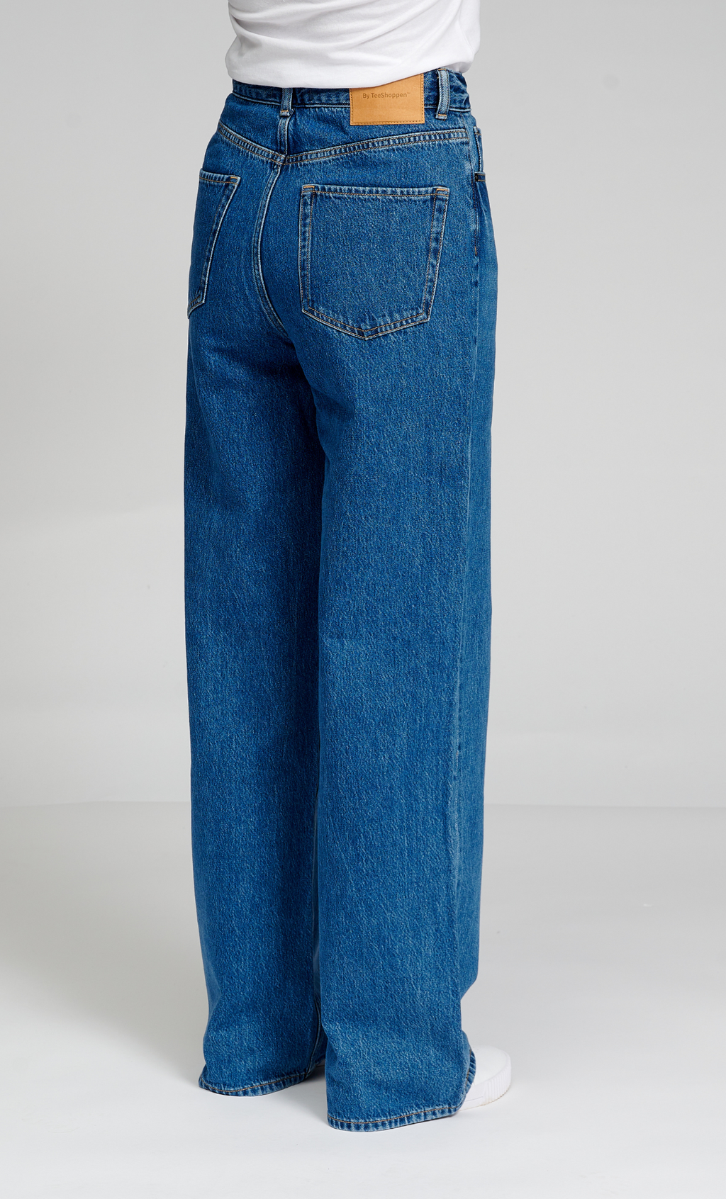 Le jean large de performance original - denim bleu moyen