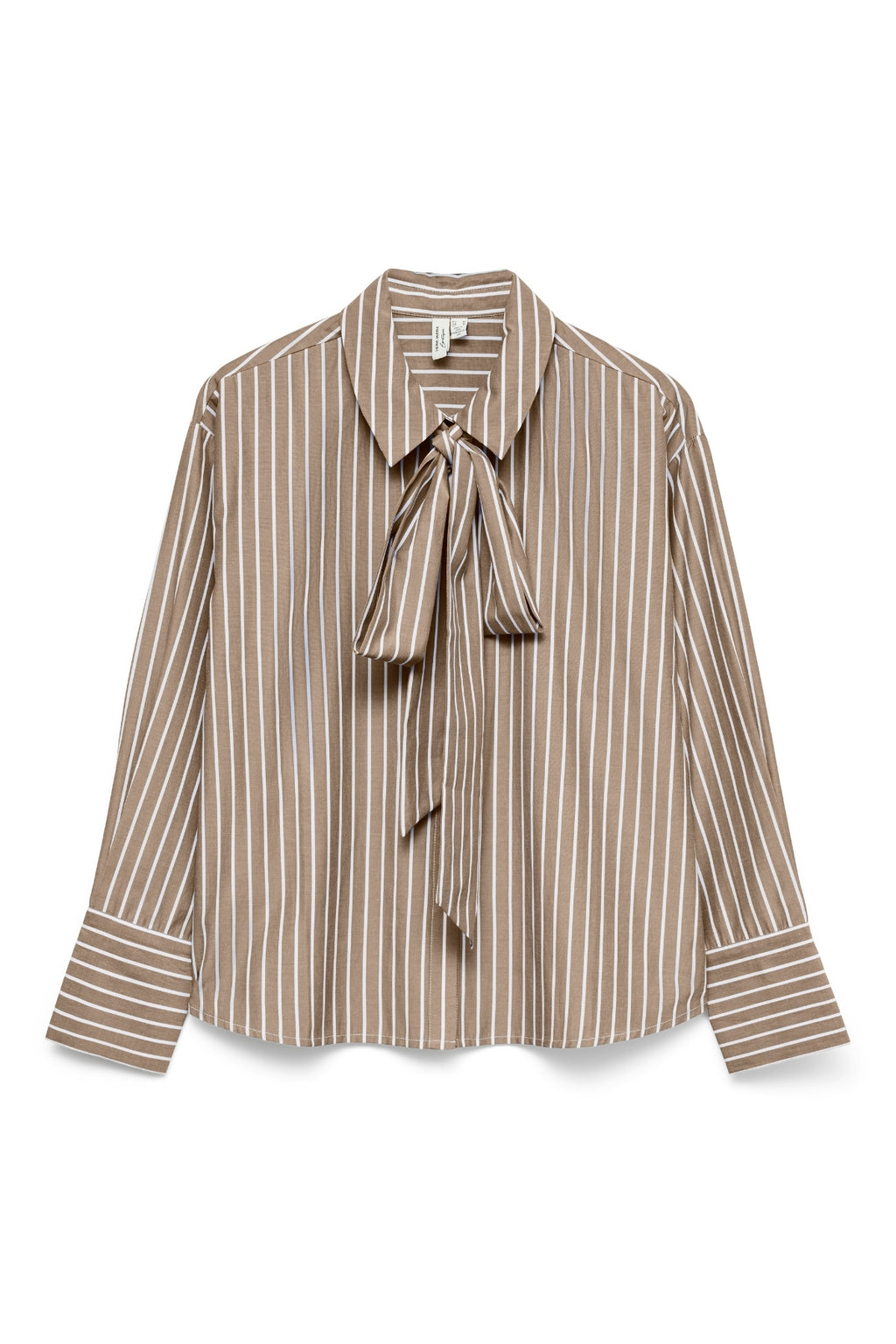 Islunn Bow Shirt -  Silver Mink Snow White