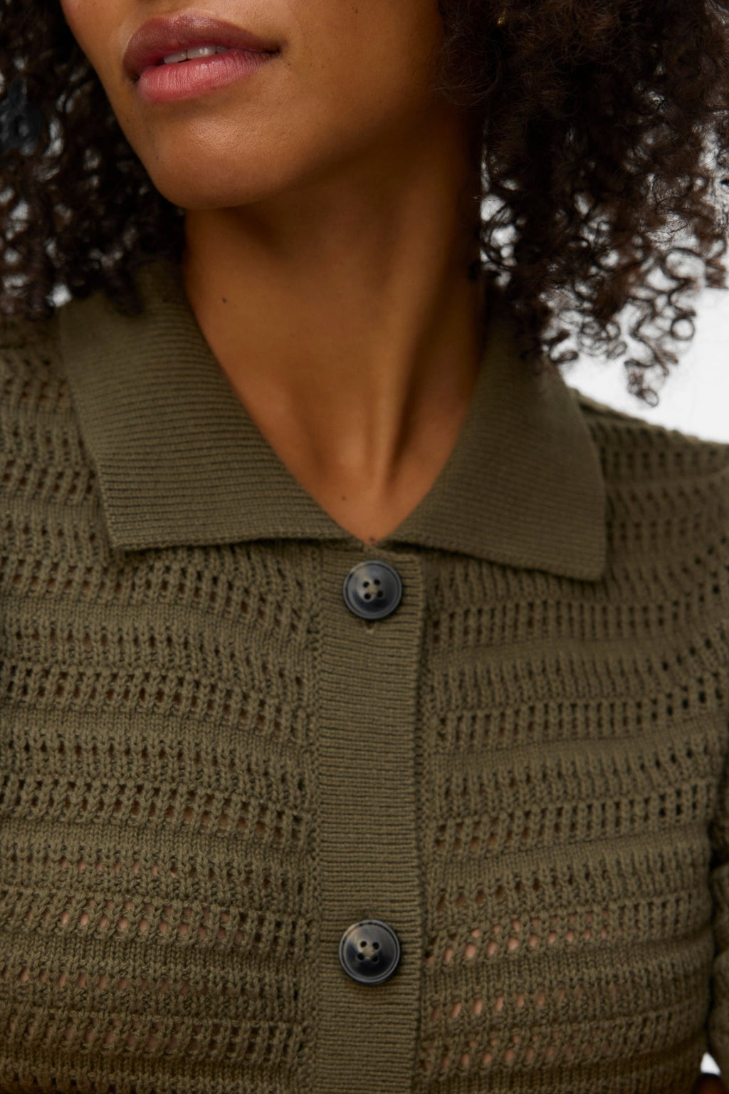 Cardigan à col polo Hayley - Kalamata