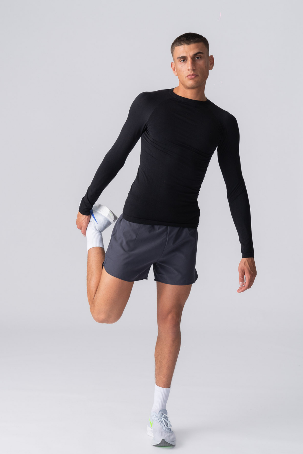 T-shirt à manches longues Prime - noir