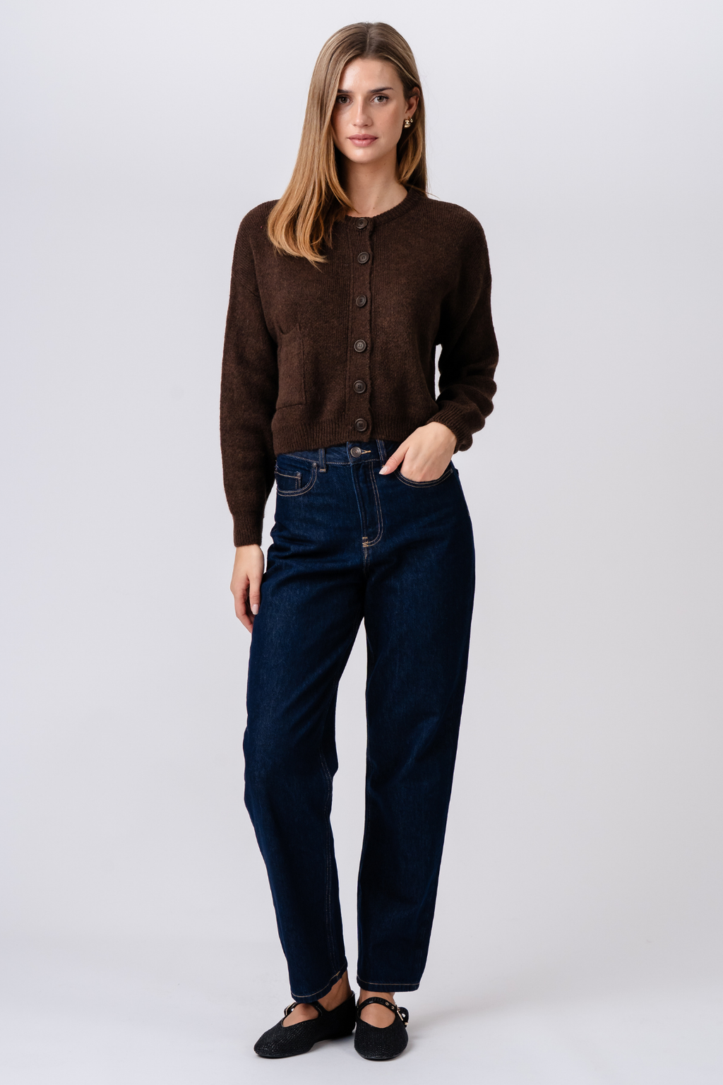 Cardigan Angélique - Marron