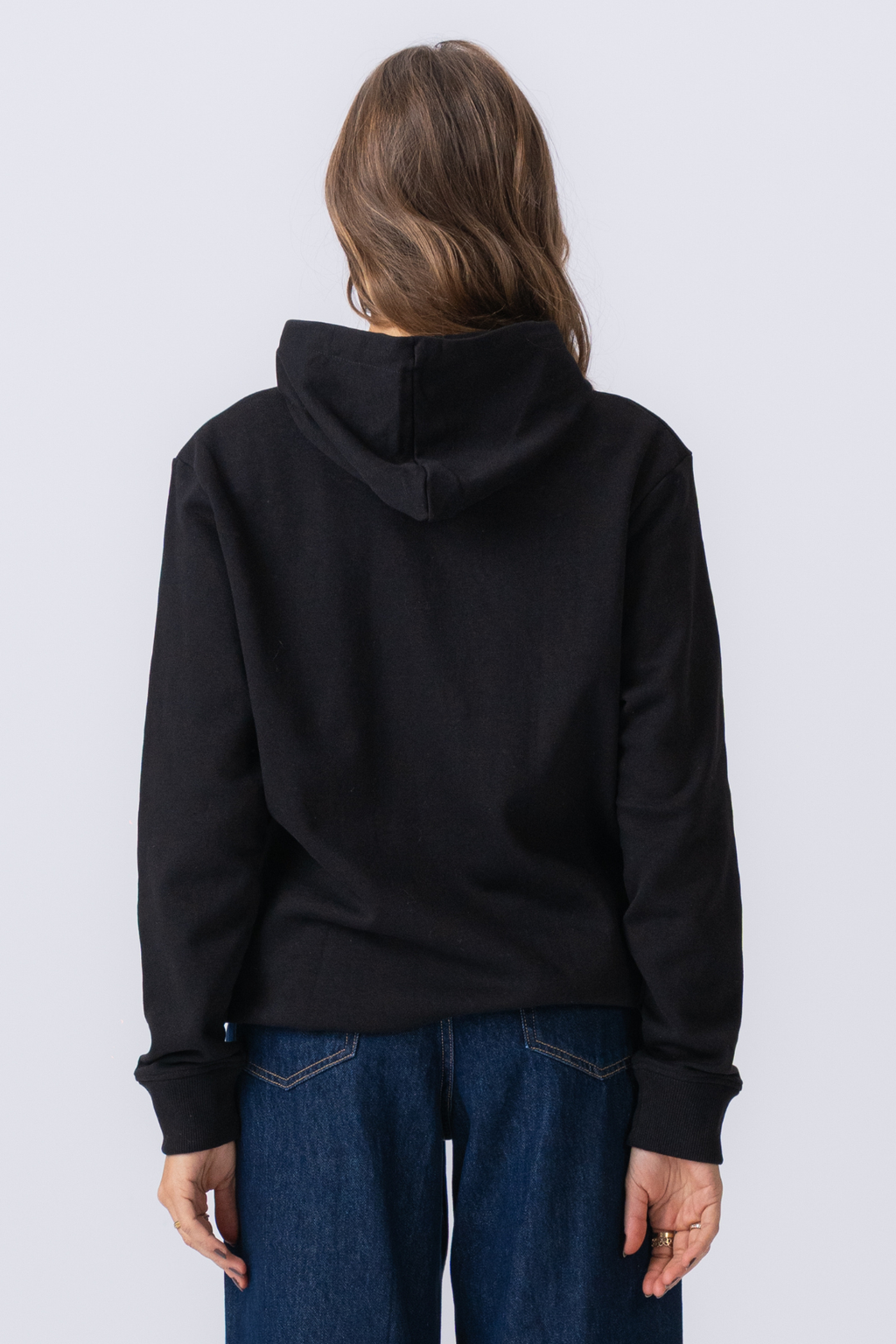 Hoodie zip - noir