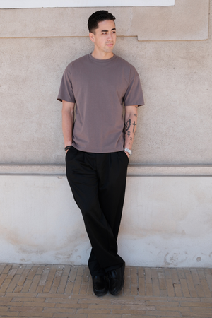 T-shirt Boxy - Gris Foncé