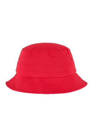 Chapeau Bucket en coton sergé - Rouge