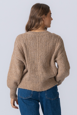Tricot de coton - Beige