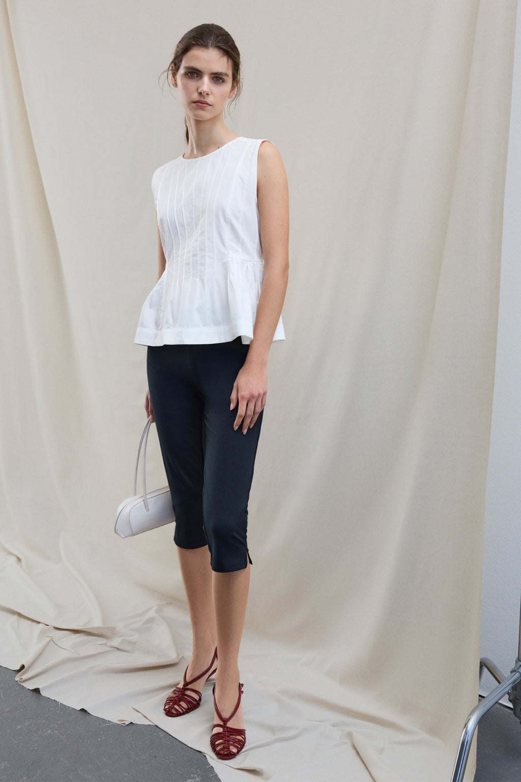 Jimba top met O-hals - Sneeuwwitje