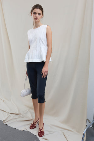 Jimba top met O-hals - Sneeuwwitje