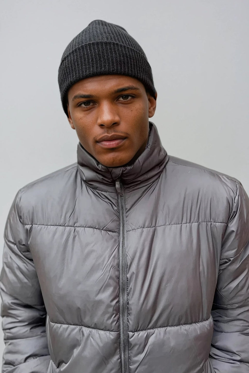 Knitted beanie - Black