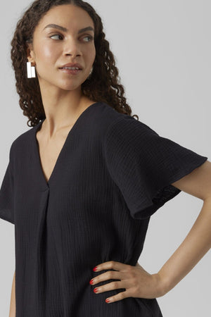 Natali Nia Mini Dress - Black