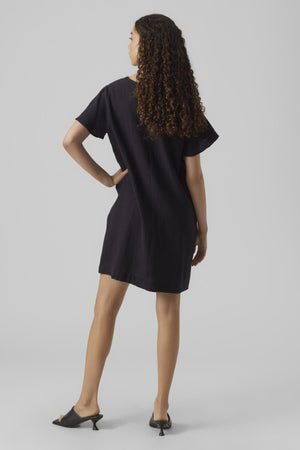 Natali Nia Mini Dress - Black