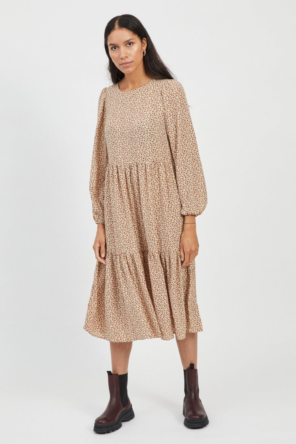 Vrienden bloemenjurk - berken