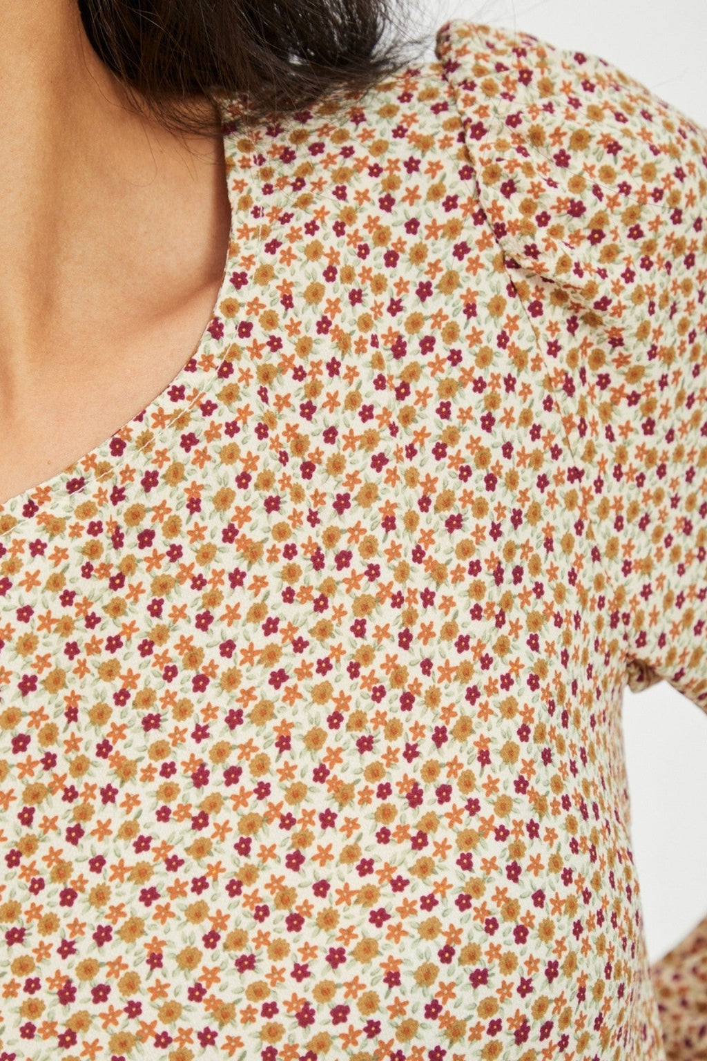 Vrienden bloemenjurk - berken