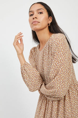 Vrienden bloemenjurk - berken