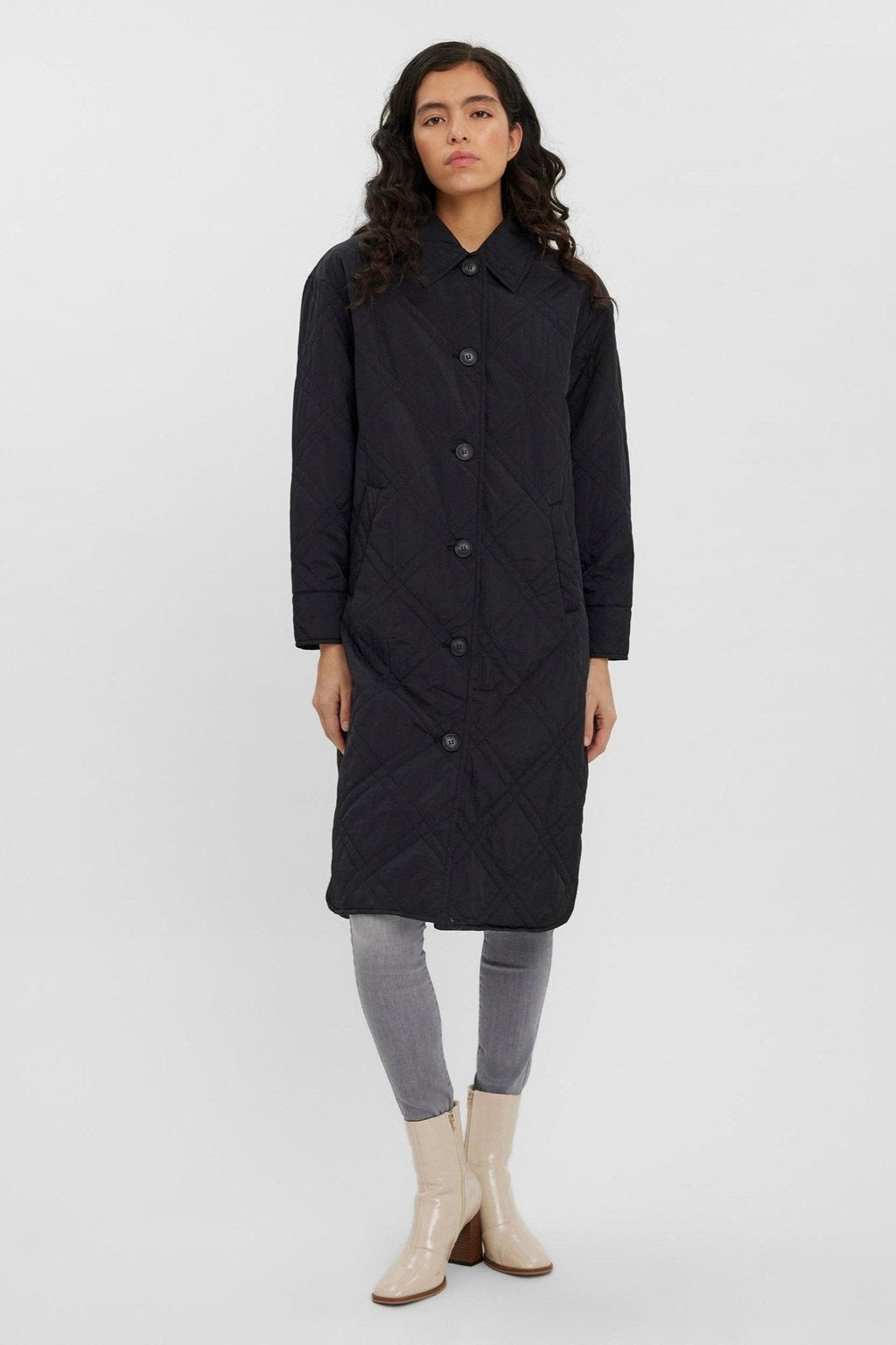 Ambere Merson Long Coat - zwart
