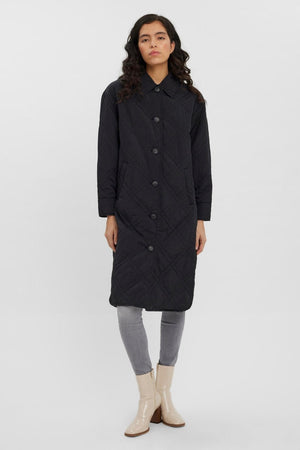 Ambere Merson Long Coat - zwart