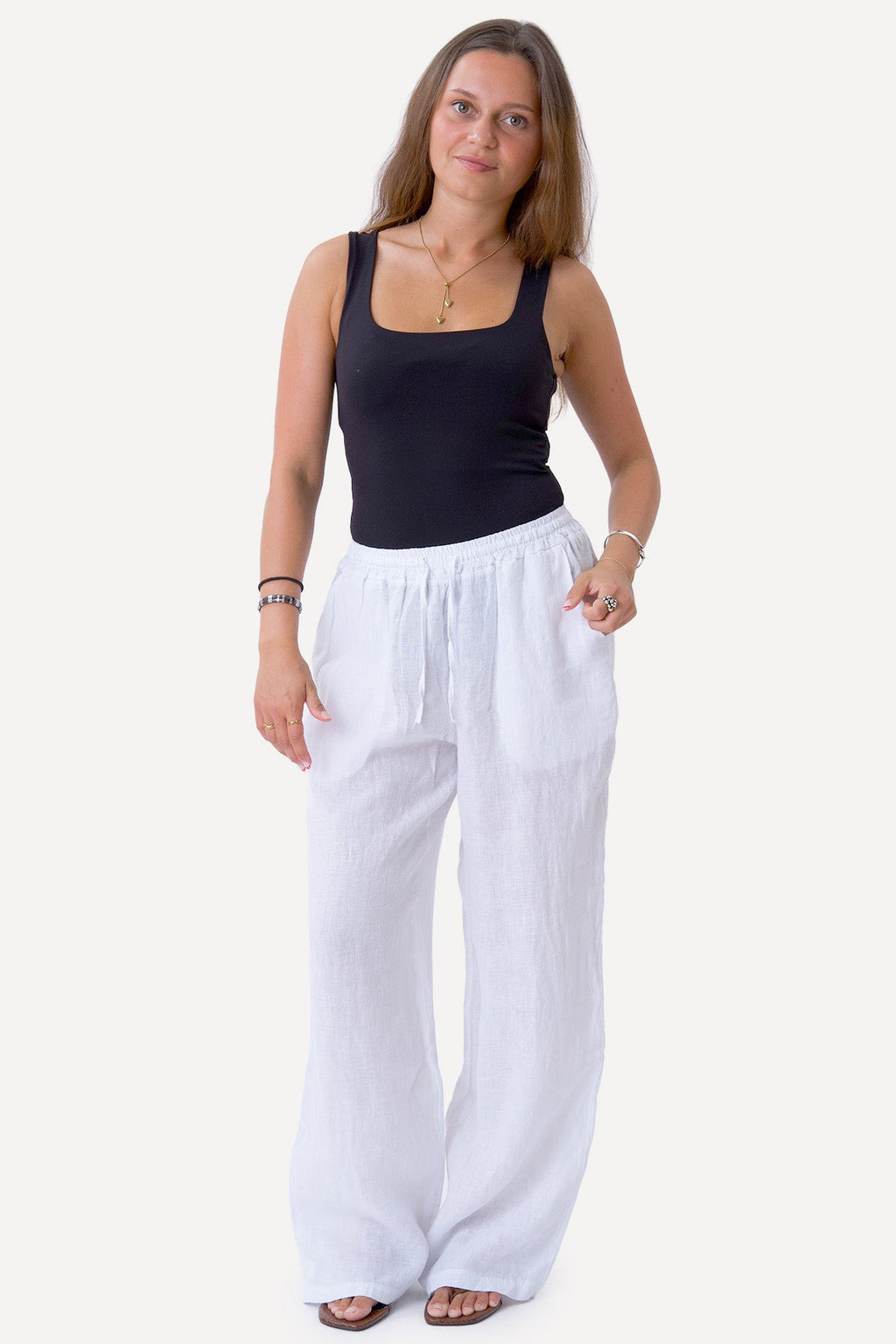 Astrid Lin Pants - Blanc