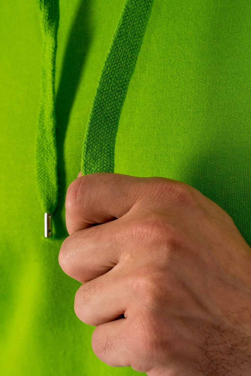 Sweat à capuche de base - vert citron