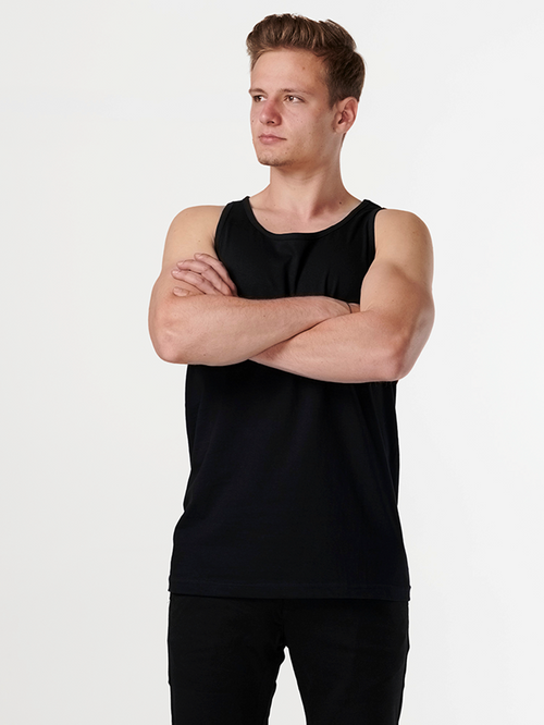 Basic Tanktop - Sort - TeeShoppen - Sort