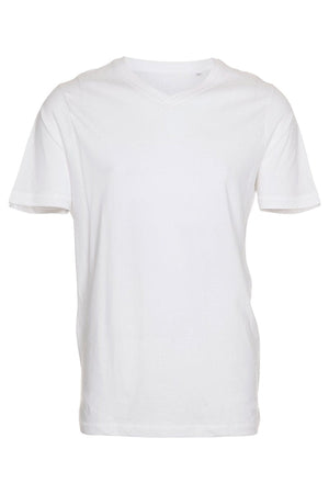Basic T-shirt col V - Blanc