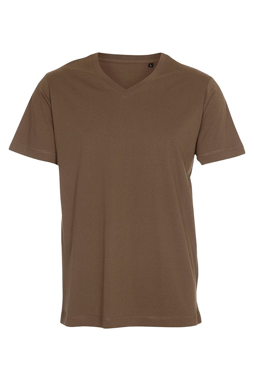 Basic T-shirt col V - Olive