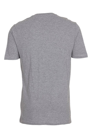 Basic T-shirt met V-hals - Oxford Grijs
