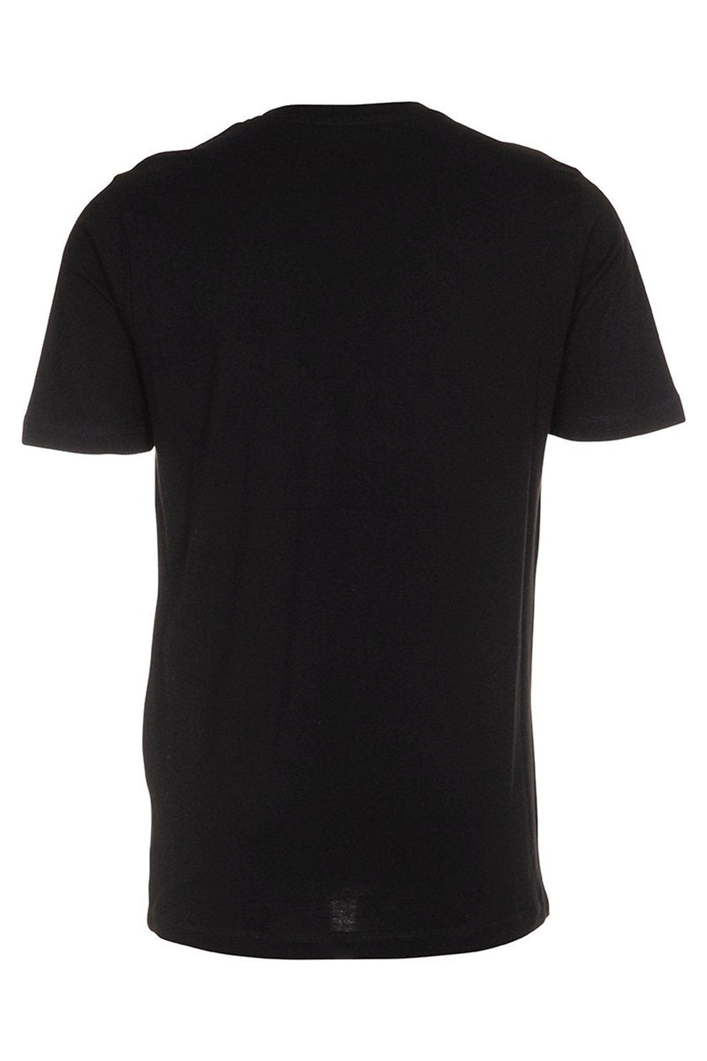 Basic T-shirt met V-hals - Zwart