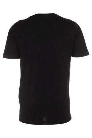 Basic T-shirt met V-hals - Zwart