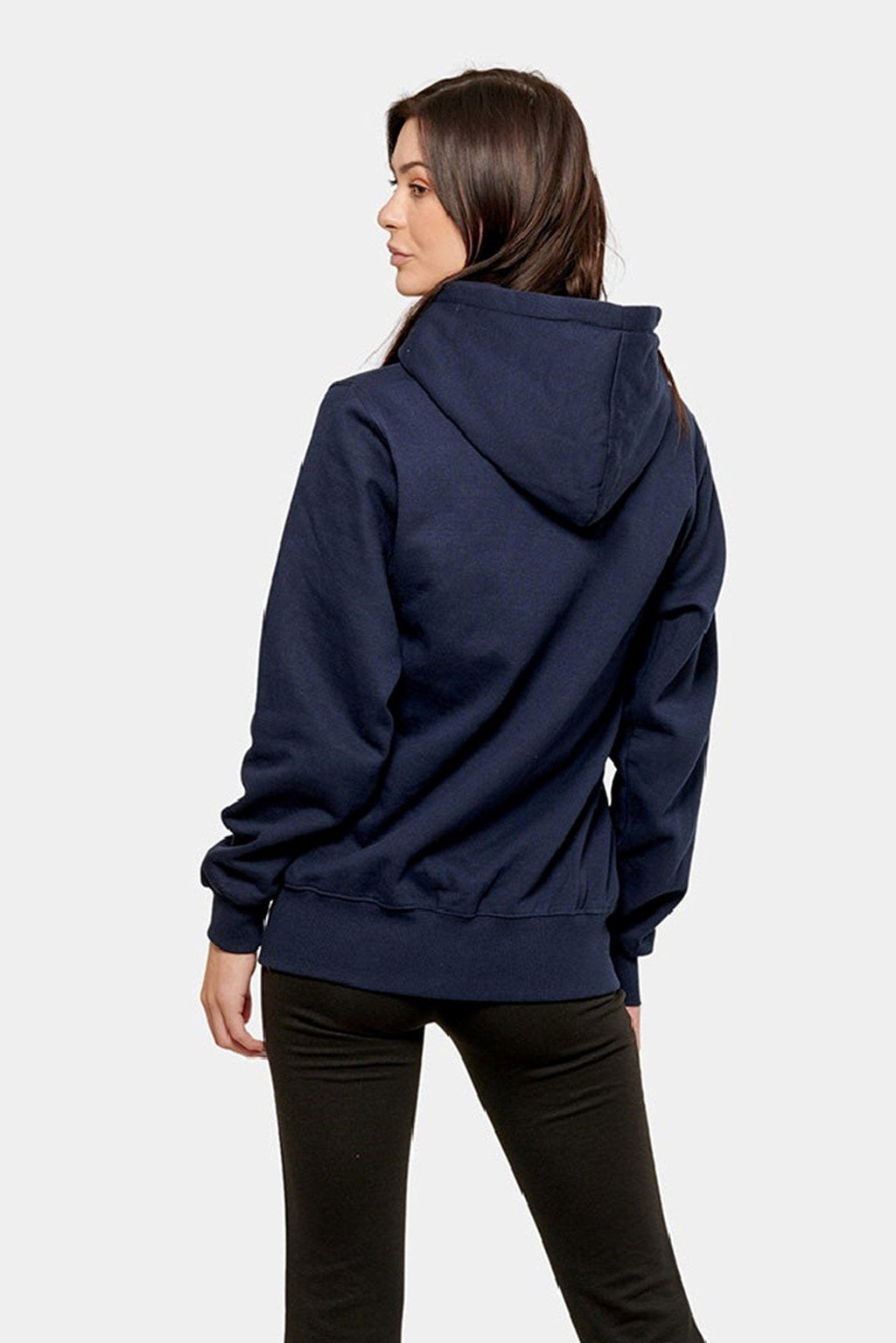 Sweat à capuche zippé de base - Dark Navy