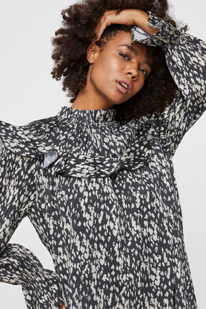 Robe courte Becky - noir