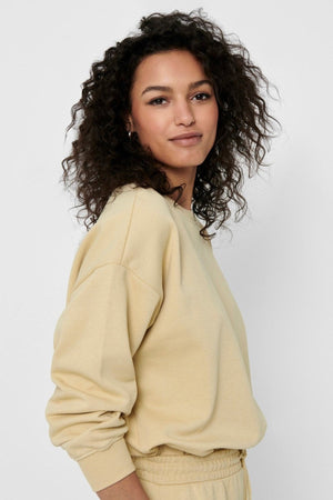 Comfy Crewneck - Sand Gekleurd
