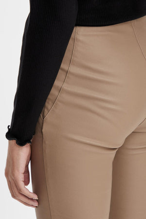 Belle gecoate legging - beige