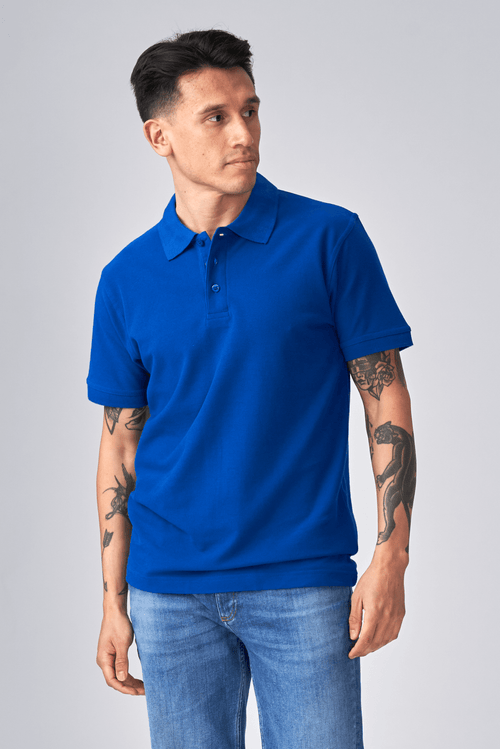 Basic Polo - Bleu