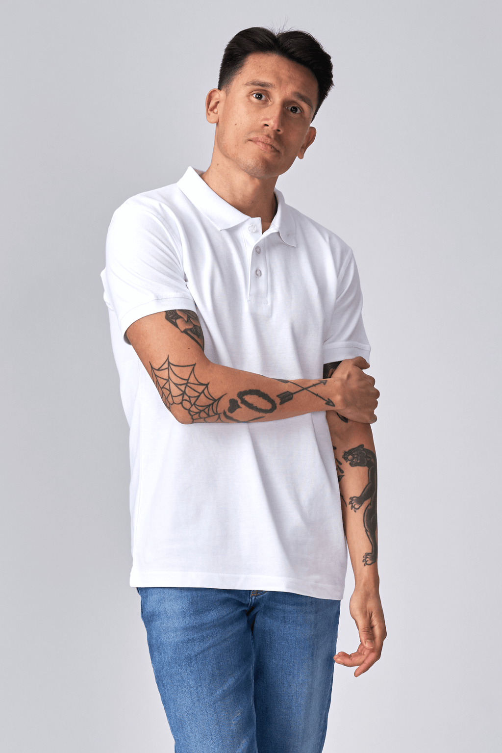 Basic Polo - Blanc