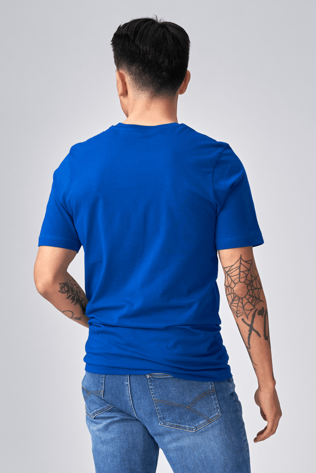 T-shirt de base - bleu suédois