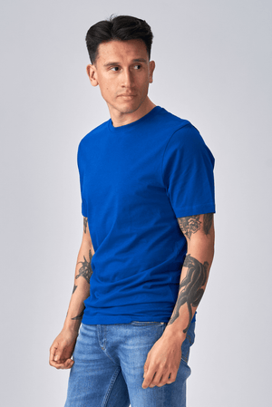 T-shirt de base - bleu suédois