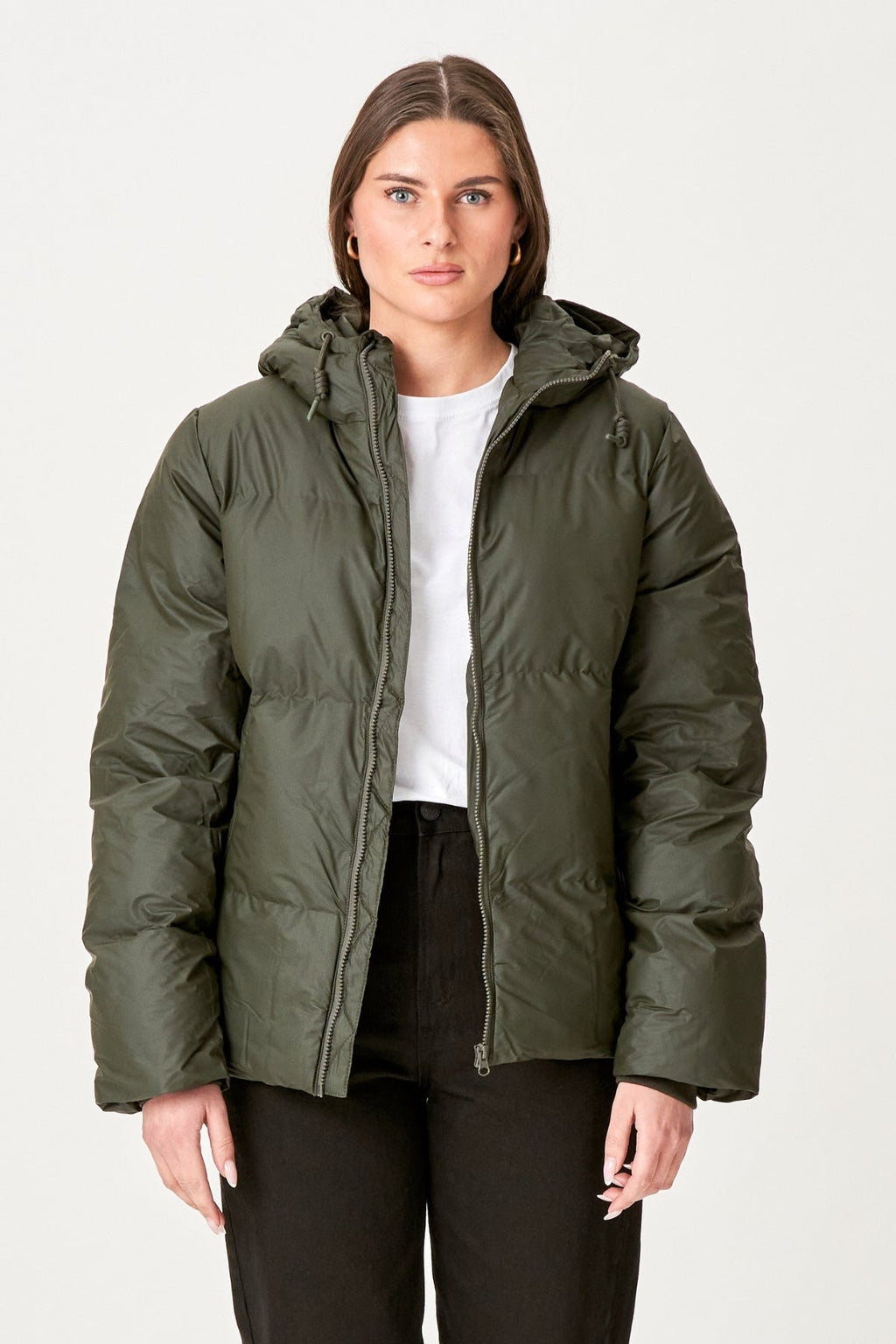 Veste en revêtement lexie - Olive