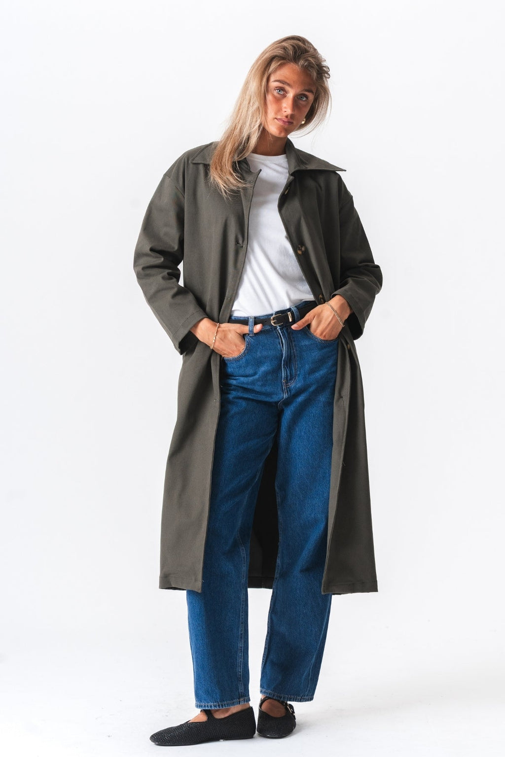 Carla Trenchcoat - Olive