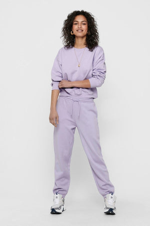 Pantalon de survêtement confortable - Purple pastel