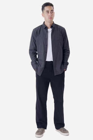 Chemise en flanelle - Gris foncé