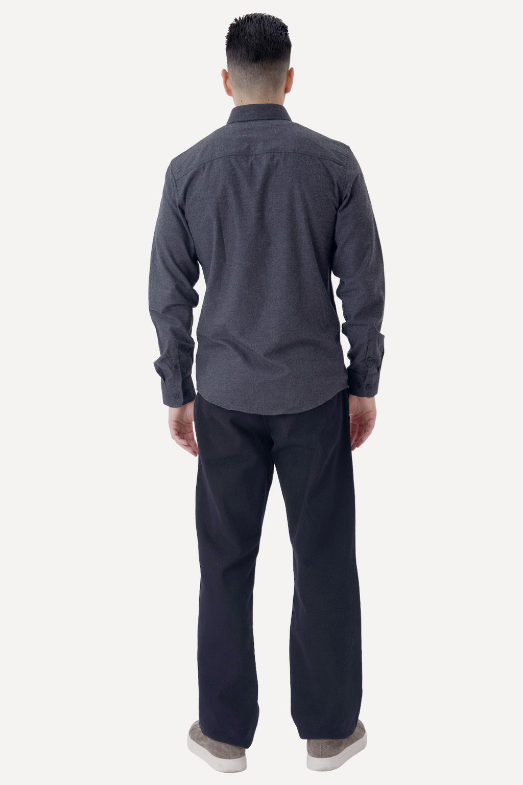 Chemise en flanelle - Gris foncé