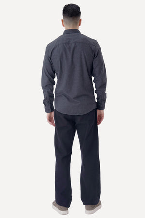 Chemise en flanelle - Gris foncé