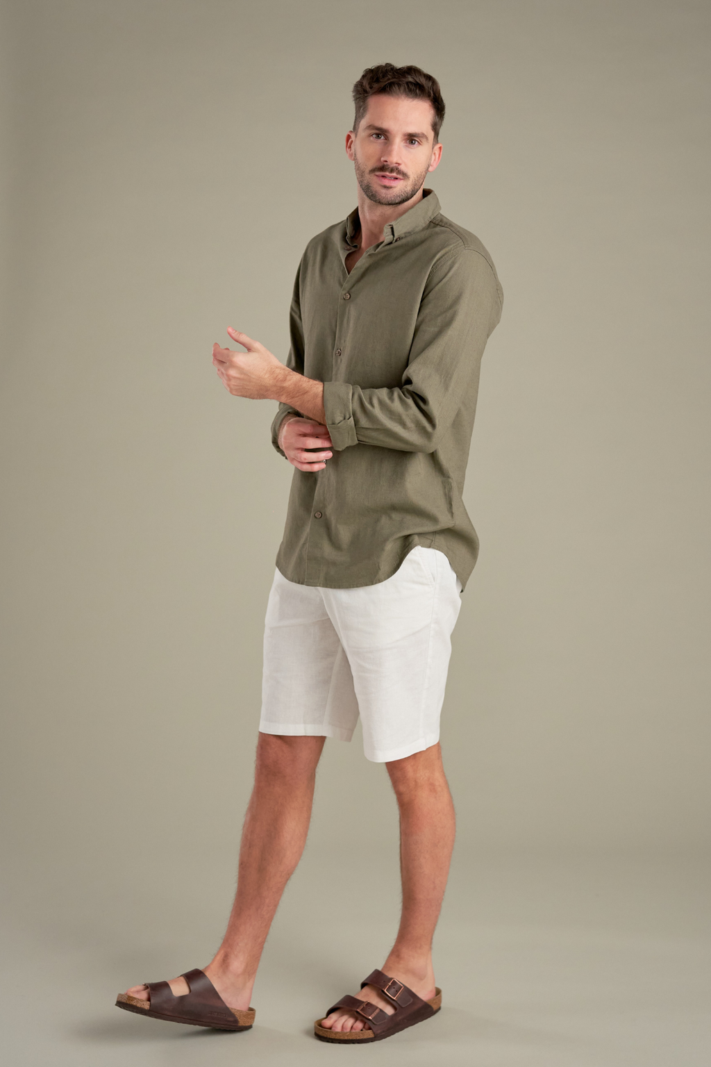 Linnen Shorts - Wit