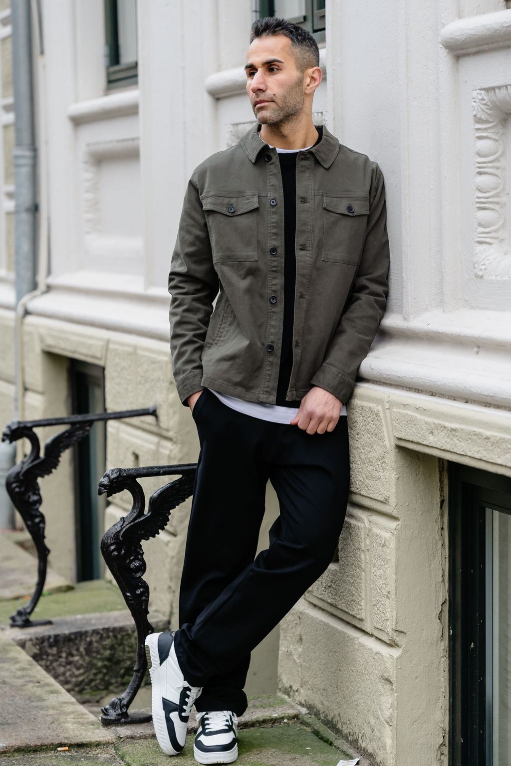 Twill Overhirt - Dark Olive